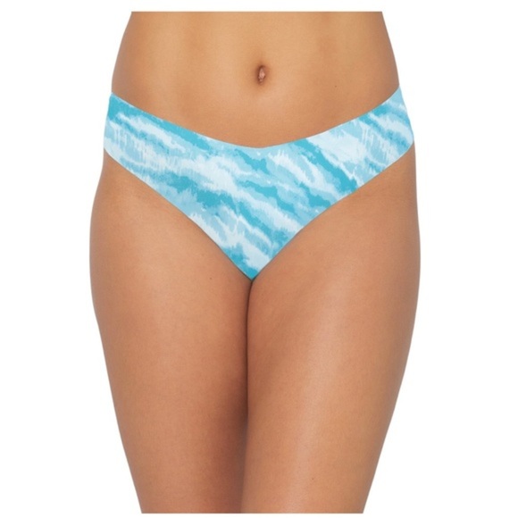 6pack No show seamless blue yellow multi‎ free cut thong panties size XXL new - Picture 4 of 12